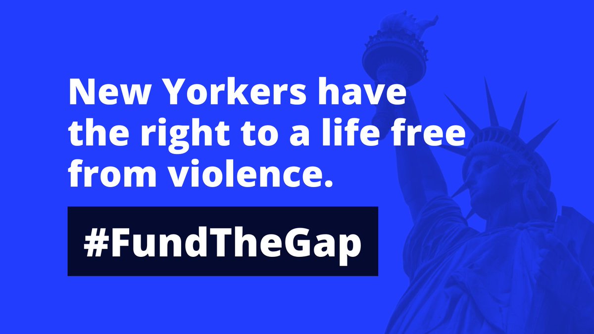 New Yorkers have the right to a life free from violence.

Today, NYSCASA joins <a href="/SFFNY/">Sanctuary for Families</a>, <a href="/NYSCADV/">NYSCADV</a>, and partners  across NYS in calling on Gov Hochul to devote emergency state funding to ensure the continuity &amp; sustainability of New York’s services for victims/survivors. #FundTheGap