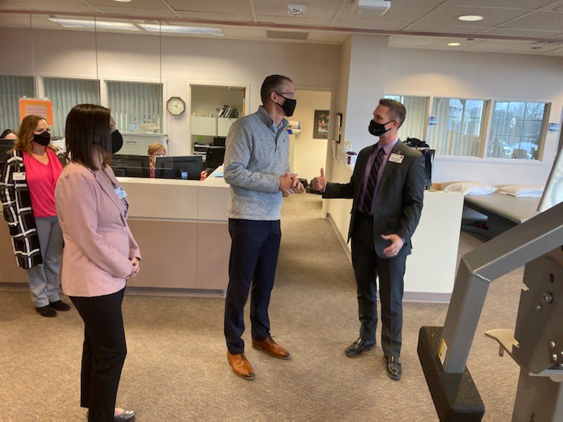 Rep. Randy Feenstra on Twitter "Great to tour Floyd Valley Hospital in