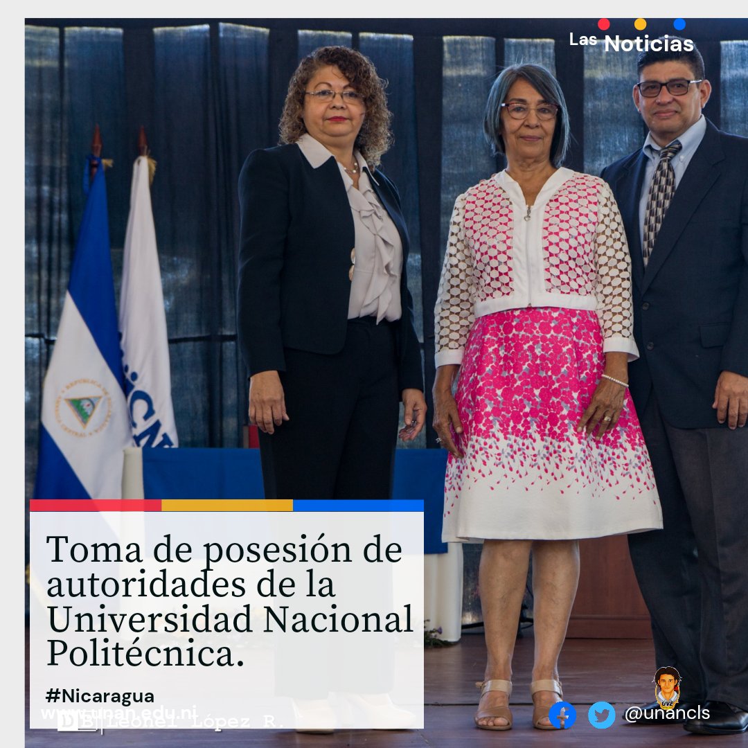 uvemarlonzelaya's tweet photo. Toma de posesión de autoridades de la Universidad Politécnica.
#Nicaragua
#EnVictoriasYEsperanzas https://t.co/UzPQlNCdy1