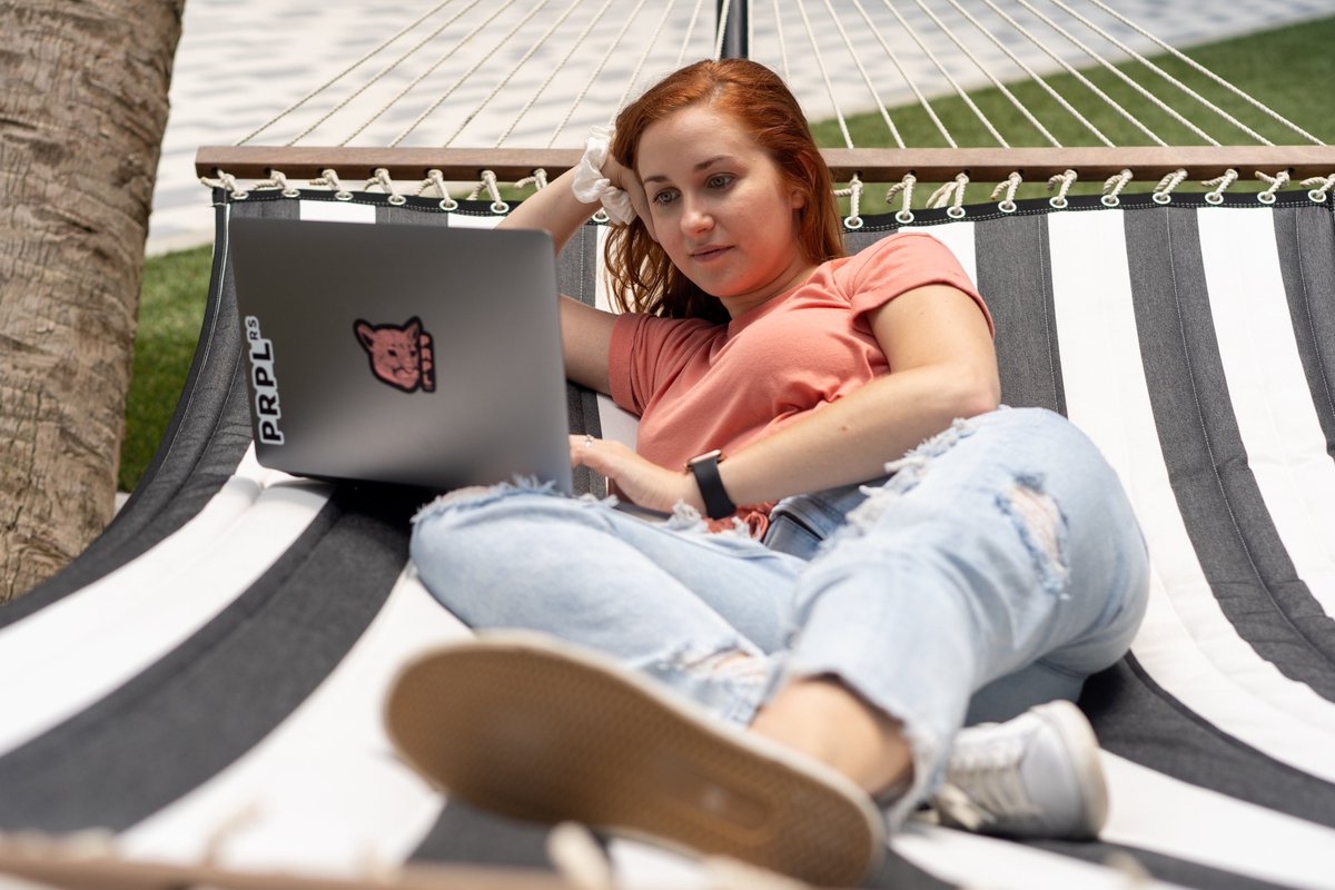 Let's hang out for a minute. How's your week? Whatcha workin' on? Are you Slacking or slacking? Did you know you can change your Slack notification sound to say "hummus"? Try it. 😏