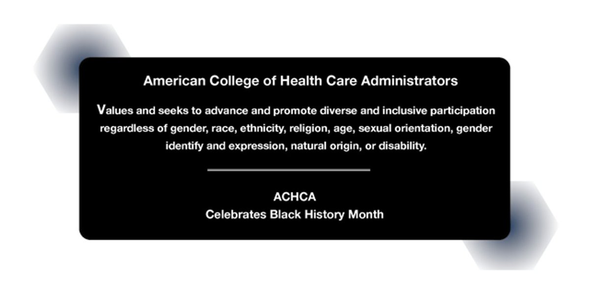 ACHCA's tweet photo. #IamACHCA #BlackHistoryMonth https://t.co/ThNJWJMmWL