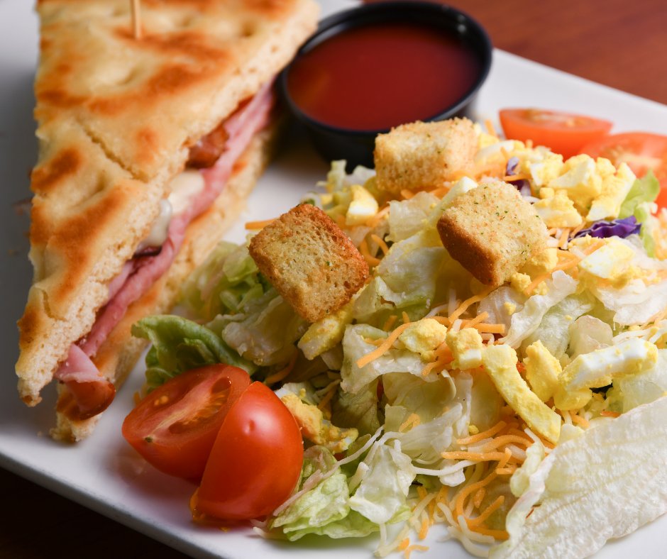 Stop in for lunch today and enjoy your favorite sandwich and salad combo!