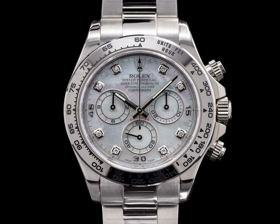 EuropeanWatchCo's tweet photo. Rolex Daytona 116509 MOP / Diamond Dial 18K White Gold. https://t.co/weGlJkIgKD
#Rolex
#DiamondDial
#Horology
#Rolex116509 https://t.co/c9zK07oMeb