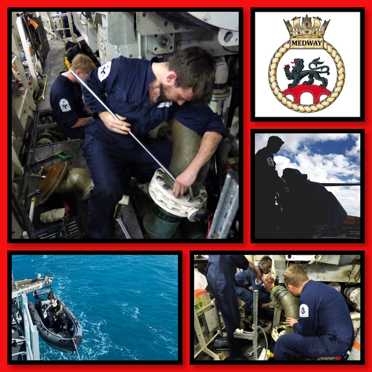 What a week👌🏼👍🏻….and it’s not even over yet! 
Fantastic engineering skills🛠, seamanship🪢, boat drills🚤, anchoring⚓️ & inspections🧐. Now we prepare for Watch Handover and welcoming Blue 🔵 Watch back on board for APT(N) operations. #forwardtogether @Captjohnvoyce #aWEsoME