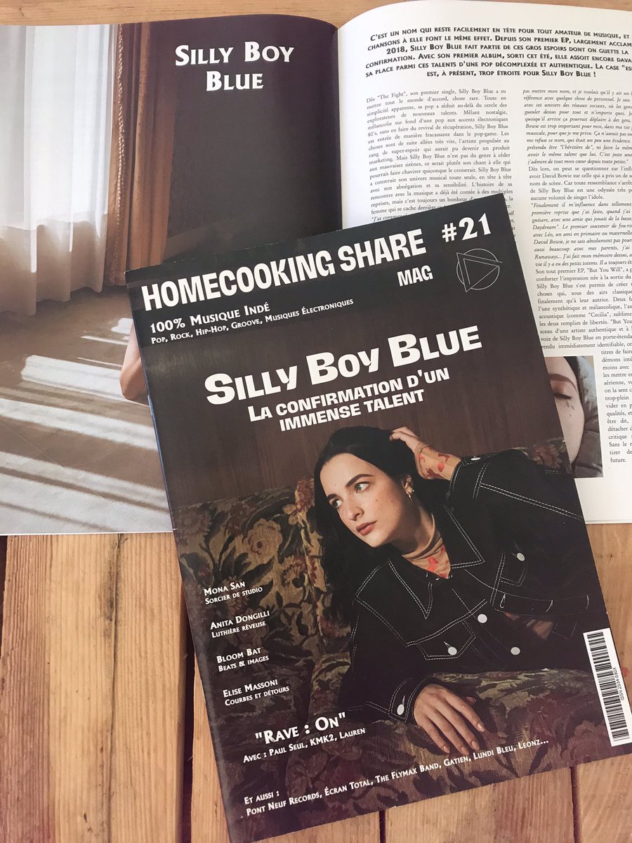 Demain soir c’est les Victoires de la Musique. Très heureux d’y retrouver Silly Boy Blue dans la catégorie « Révélation Féminine » !
Et très heureux d’avoir pu lui consacrer la une du Mag HomeCooking Share l’été dernier !
@Anabenabs

 #scenefrancaise #victoiresdelamusique