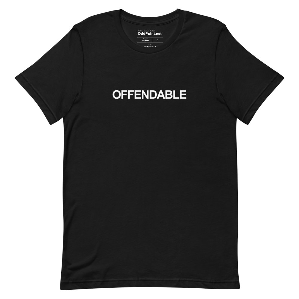 AWPDK's tweet image. Just accept it: &quot;Offendable&quot;

zcu.io/8XLO