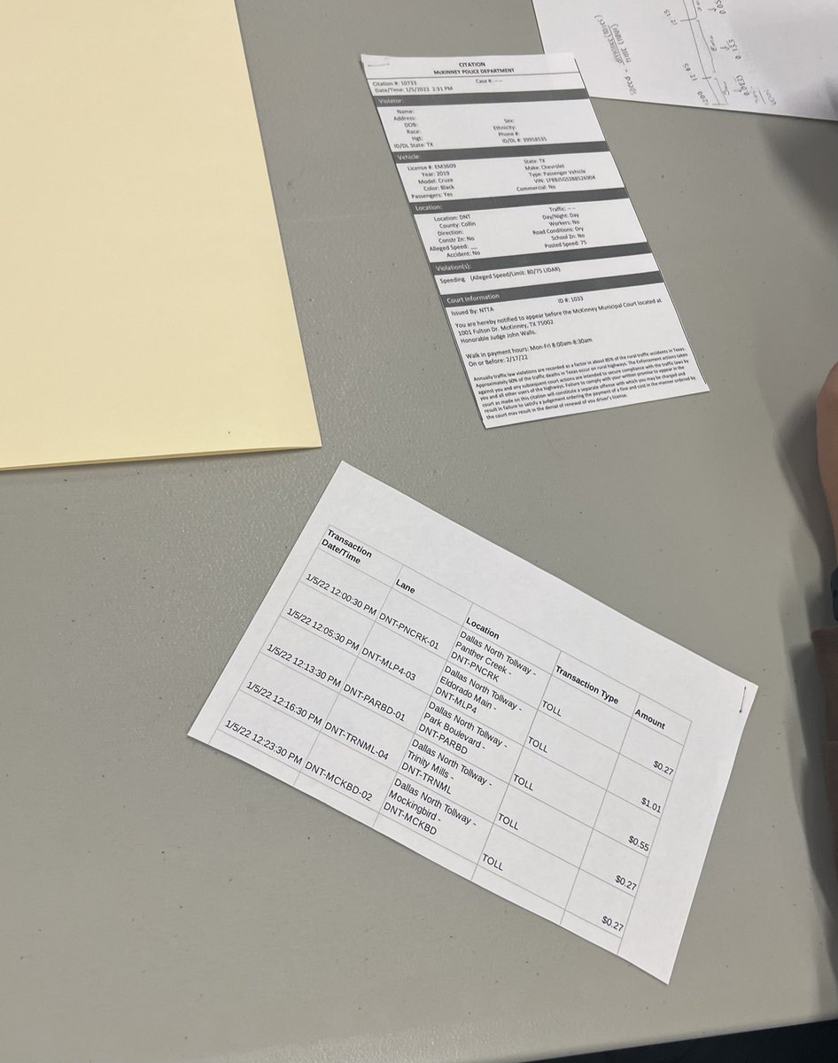 Did you deserve that ticket? Love the real world scenarios happening in <a href="/CoachBradleyR/">Bradley Reynolds</a> and <a href="/MsEvansTeaches/">Hallie Evans</a> IPC as students calculate their speed! #WeAreEmerson #WeAreMavericks