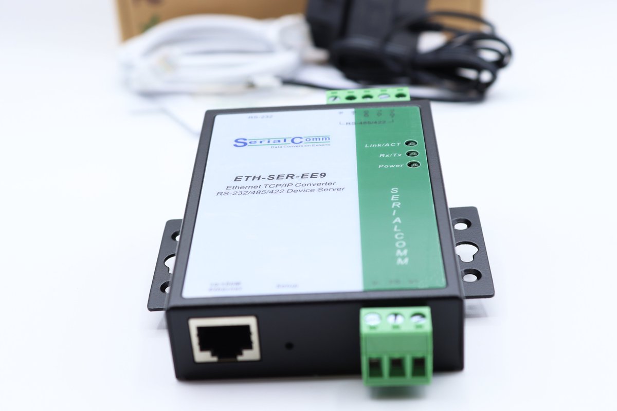 serialcomm1's tweet photo. The ETH-SER-EE9 can be configured with a VSP Management Software &amp; an online browser-based configuration tool or through AT commands... More info at: https://t.co/8cjFEgpOH6 (MODEL: ETH-SER-EE9) ✔️ https://t.co/IsE5tinLO0