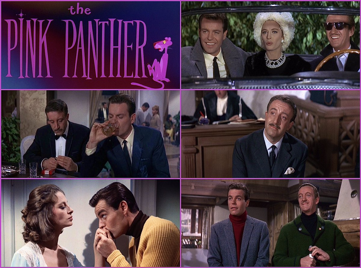 “THE PINK PANTHER” (1963) dir. Blake Edwards

#RobertWagner
Peter Sellers
David Niven
Capucine
Claudia Cardinale

🎬#FilmTwitter🎥
