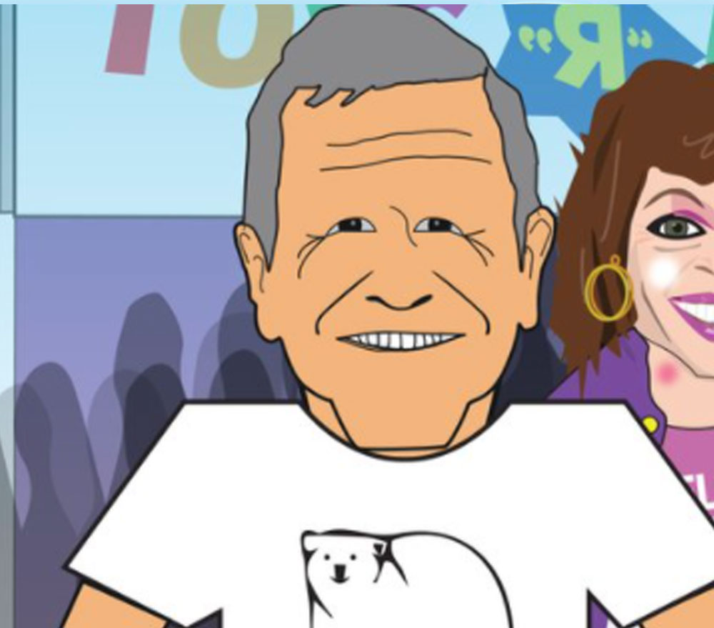 Funny to hear <a href="/peter_levy/">Peter Levy</a> and <a href="/Hudsonweather/">Paul Hudson</a> taking about drawings of themselves on Look North last night. Paul's comment about his forehead was particularly funny. What a great sport he is. Wonder if they've seen the cartoons done by <a href="/peter_and_paul_/">peter_and_paul_</a>  they look just like them!