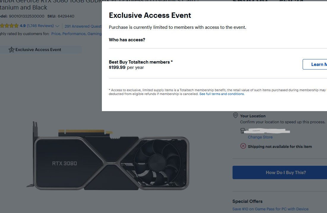 92stealth88's tweet photo. @BestBuy are you serious right now? You know all this does is allow miners to get even more cards because the normal person isn't going to pay for this https://t.co/vc9258gsGW