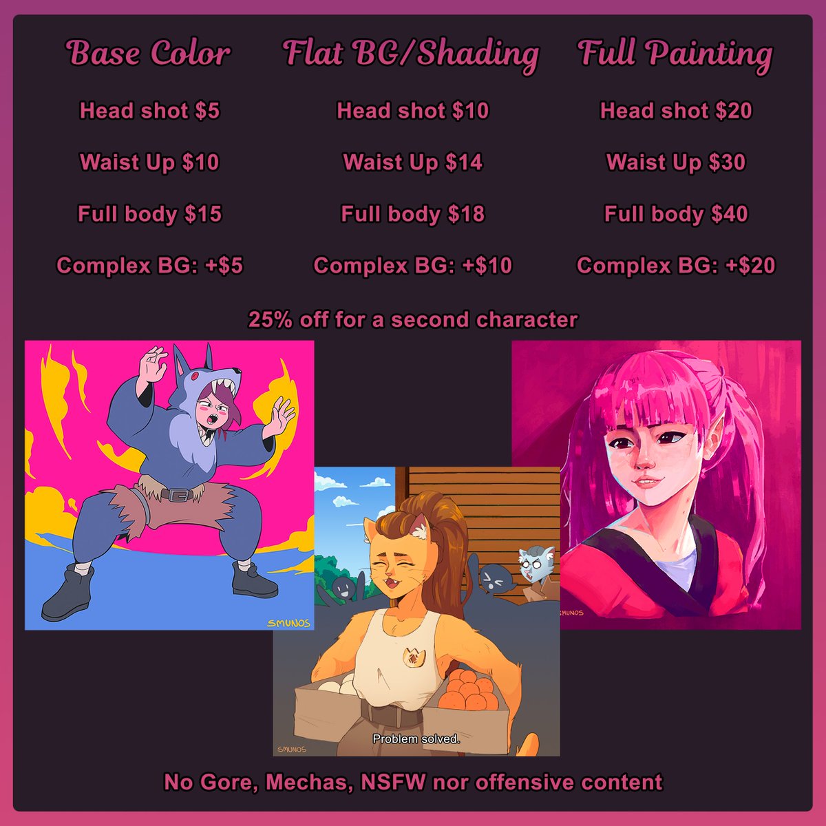 Smunos_'s tweet photo. ✨Art commissions open✨

DM me if you are interested

RTs are very appreciated ❤ https://t.co/yhF0Y9K7I3