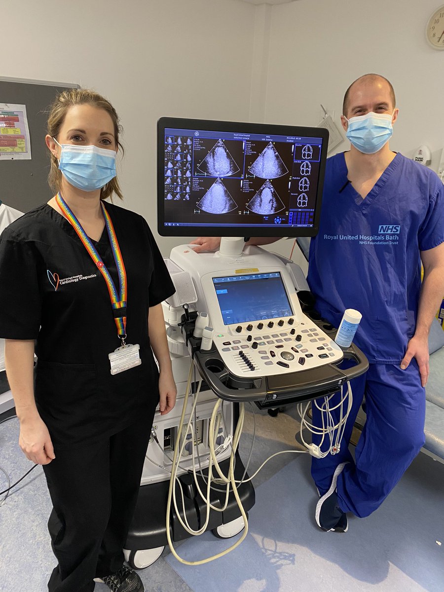 DanXAugustine's tweet image. Thanks to the amazing research team @RUHBath 💥 3rd UK site recruiting in Proteus, a NHSX funded study by @ultromics . 👌🏾team effort by Ultromics &amp;amp; RUH research. Very proud our first patient is from a physiologist led stress echo clinic 👍🏾@kezspencer @jwillis82 @CaraCBCEO @NSHCS