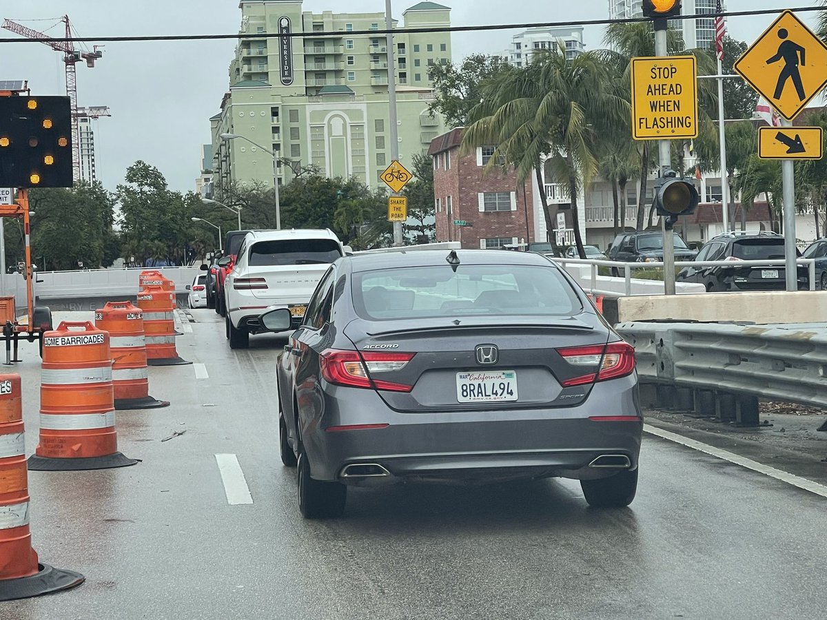 A California tag with a New York tag in front of it. Can anyone guess what state this photo was taken in yesterday?