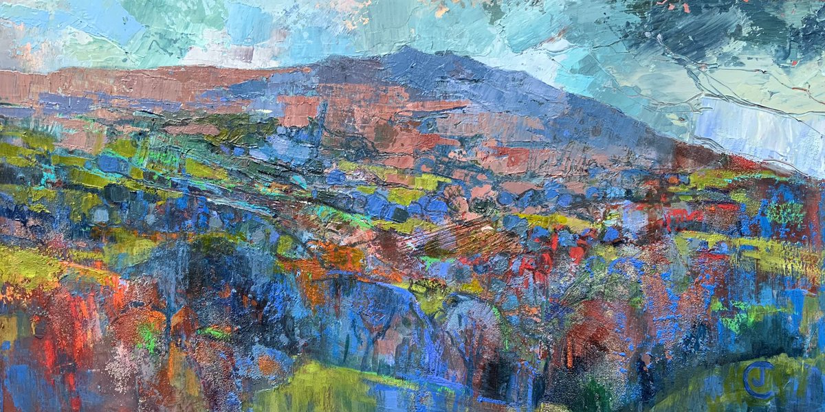 Carn Ingli 

#carningli #carninglimountain #preseli #preselimountains #preselihills #preselibluestone #mynyddoeddypreseli #welshart #pembrokeshire #sirbenfro #welshartist #landscapes #expressivepainting #art #artist #celf #yagym #artwork