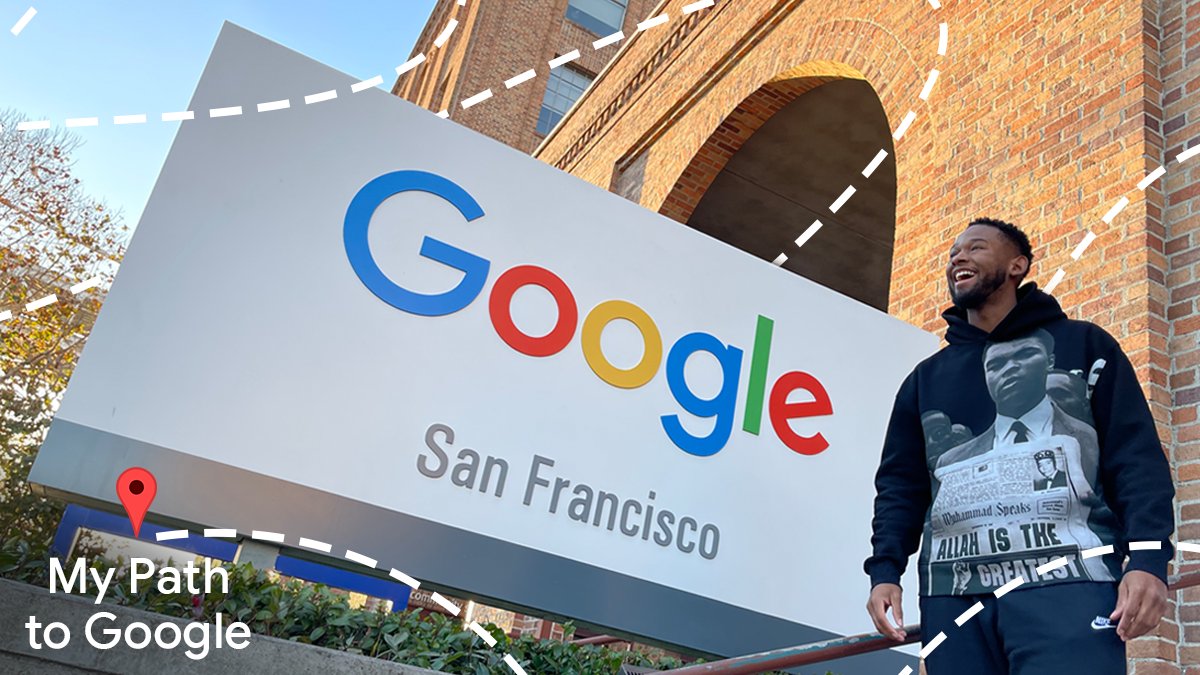 lifeatgoogle's tweet photo. Meet Grant Bennett, a Human Resource Associate in North Carolina.

Since graduating from Morehouse, Grant’s been busy working to create a more equitable and inclusive Google.

Read more in the latest #MyPathToGoogle → https://t.co/9wLCqrX4OI https://t.co/PBAzyurpDs