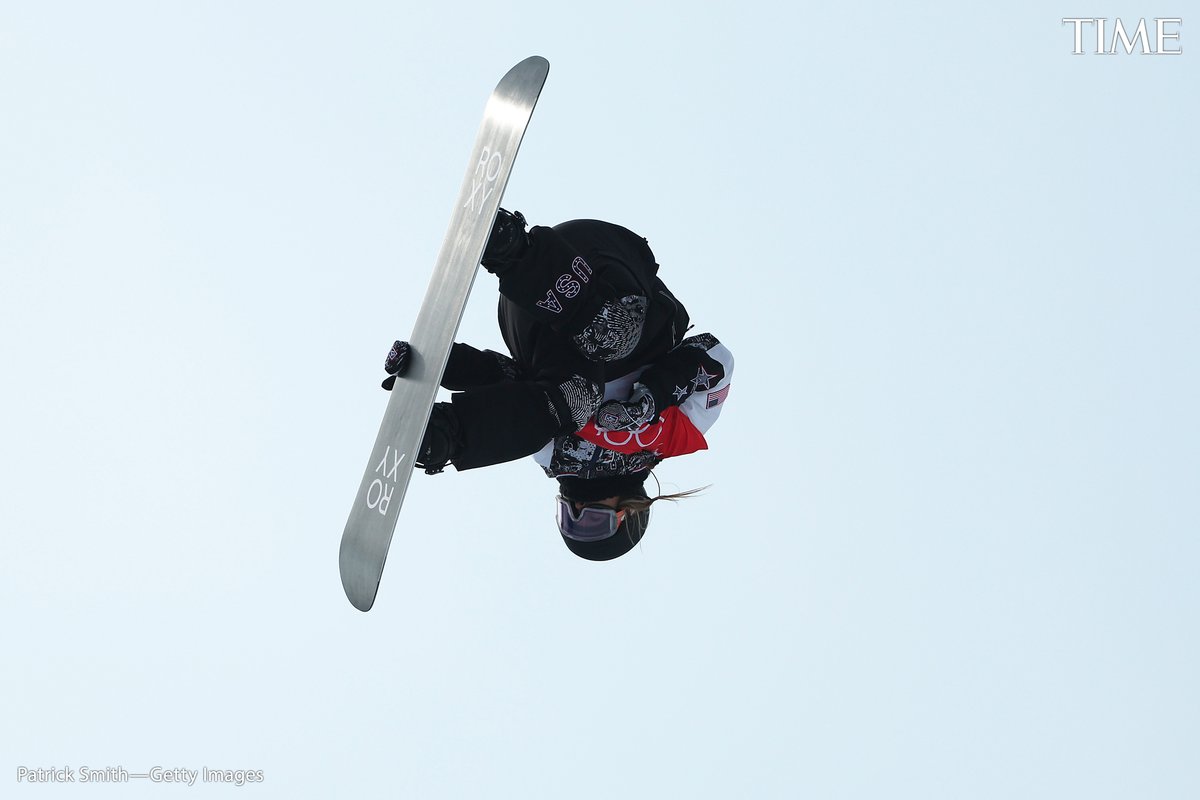 TIME's tweet photo. Kim’s score of 94.00 put her in the top spot and she remained there for the rest of the competition. That didn’t stop her from pushing even harder on her final two runs https://t.co/vuHdURBSkP