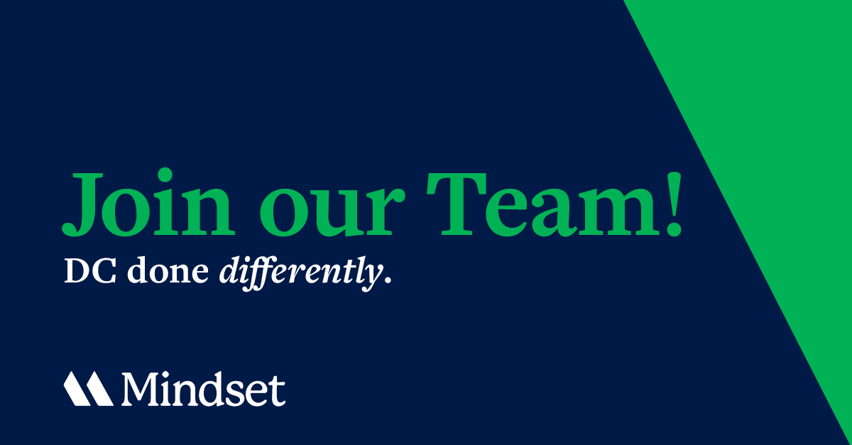 MindsetDC's tweet photo. Mindset is looking for a team-oriented, ambitious, and organized Director of Operations to support the COO with the firm’s daily operations and assist our growing team. 
https://t.co/Rn0hiLSYkg https://t.co/yzTpXX3Xhl