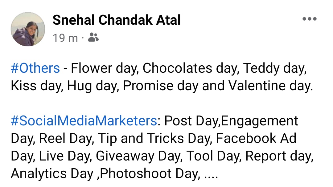 indian_dc's tweet photo. @Social_Samosa @socialmedia2day @socialmediaweek @SoravJain @Crowdfire @socialsnehal
@digitalpratik @growthschoolio
#ValentinesDay2022 #Valentinesweek #Valentine https://t.co/ALNNyo5XPe