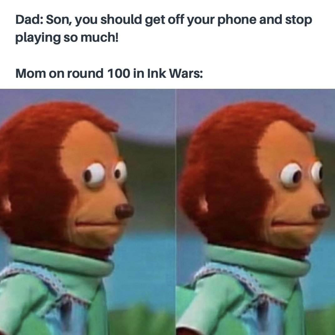 Who's guilty?📲😂 @Inkwarsgame