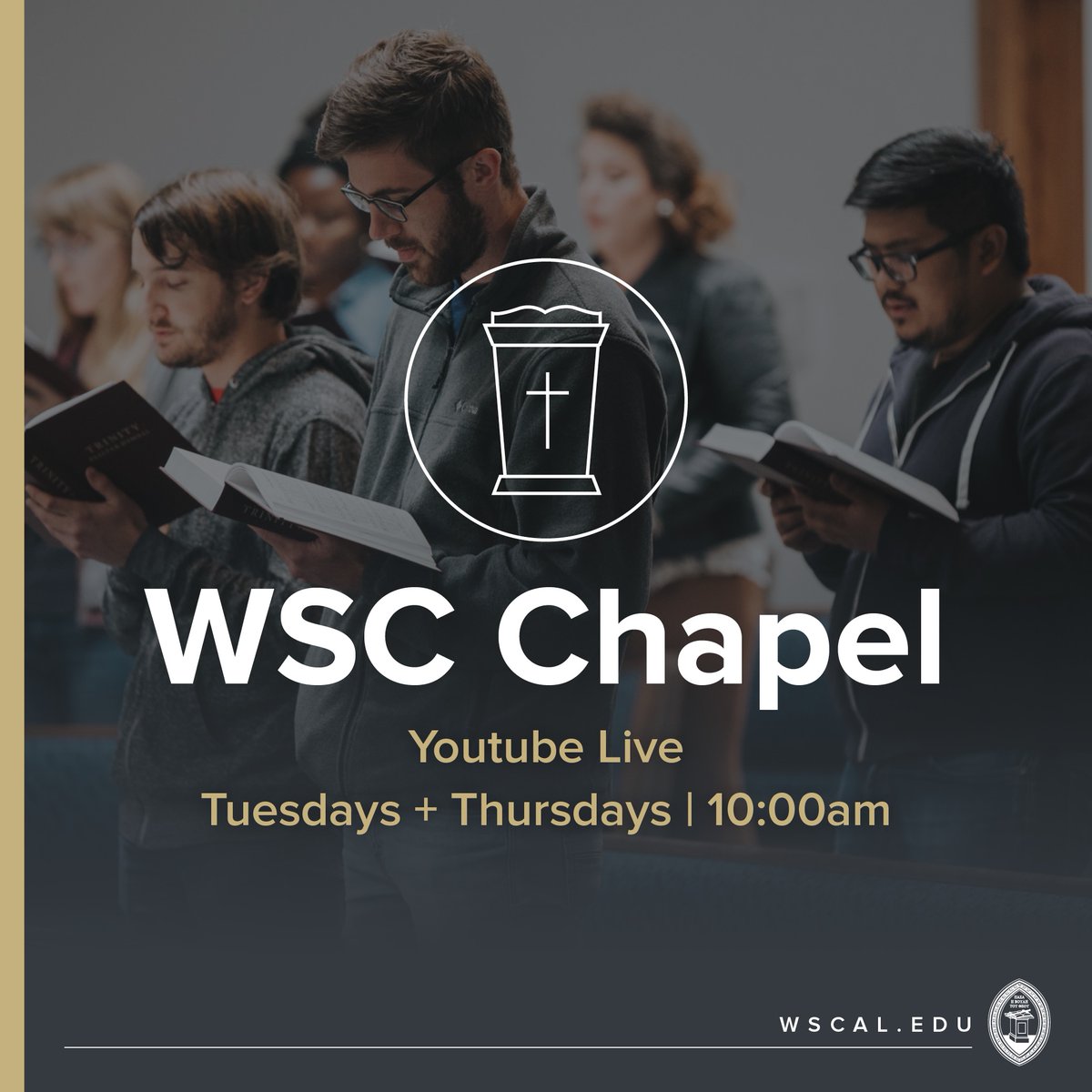 wscal's tweet photo. Dr. Clark will be kicking off this semester's faculty chapel series on Questions Jesus Asked. Be sure to listen in on YouTube or Facebook livestream! https://t.co/2e7uCnbBwQ #morningdevos #reformedtheology @RScottClark https://t.co/zxnxzuoRz0