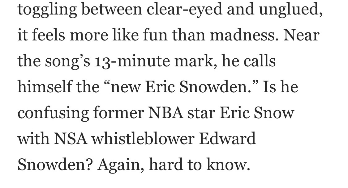 guy_ableman's tweet photo. @willystaley Hoping it trumps the recent WaPo review (🗑🚮), which weirdly suggests that Nephew wouldn’t know who Edward Snowden is and could be mistaking him for an NBA player https://t.co/0bXwY0pG8g