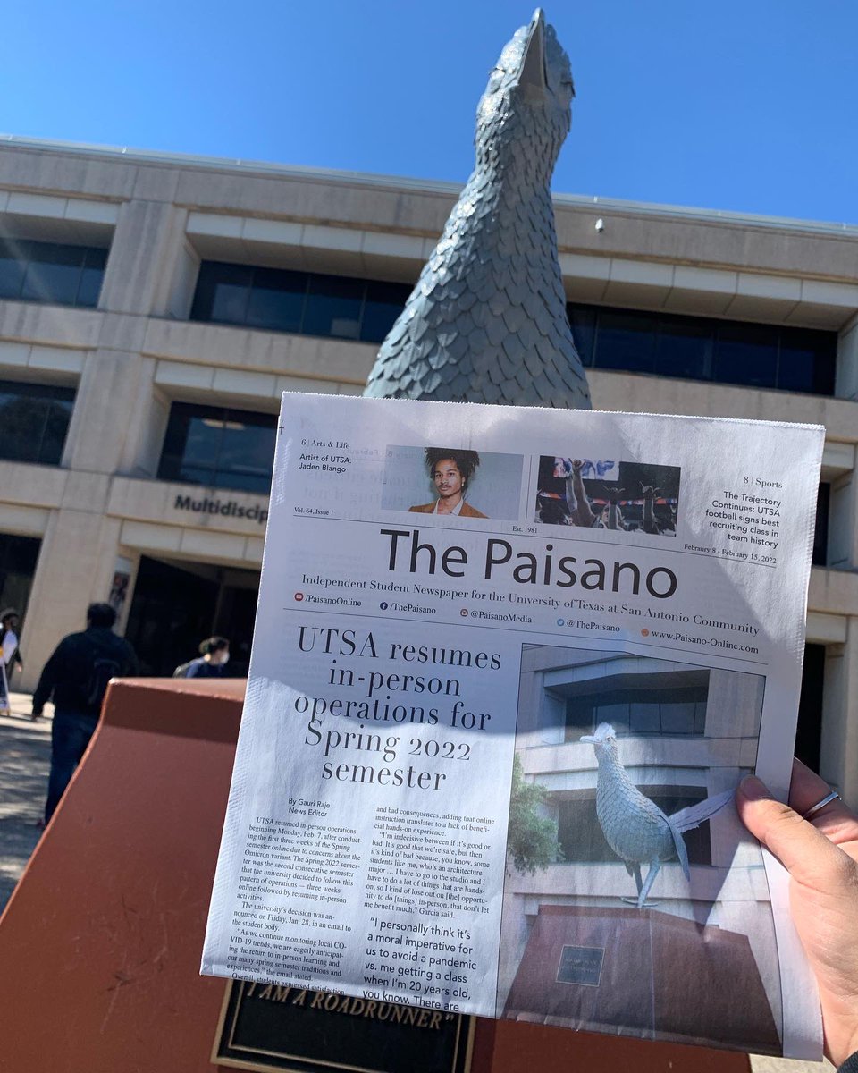 ThePaisano's tweet photo. have you grabbed your copy of The Paisano yet? Make sure to do so! 

We have stands in the SU, JPL, Main Building, Business Building, MH Building, and the NPB! https://t.co/VEKhXQq8X5