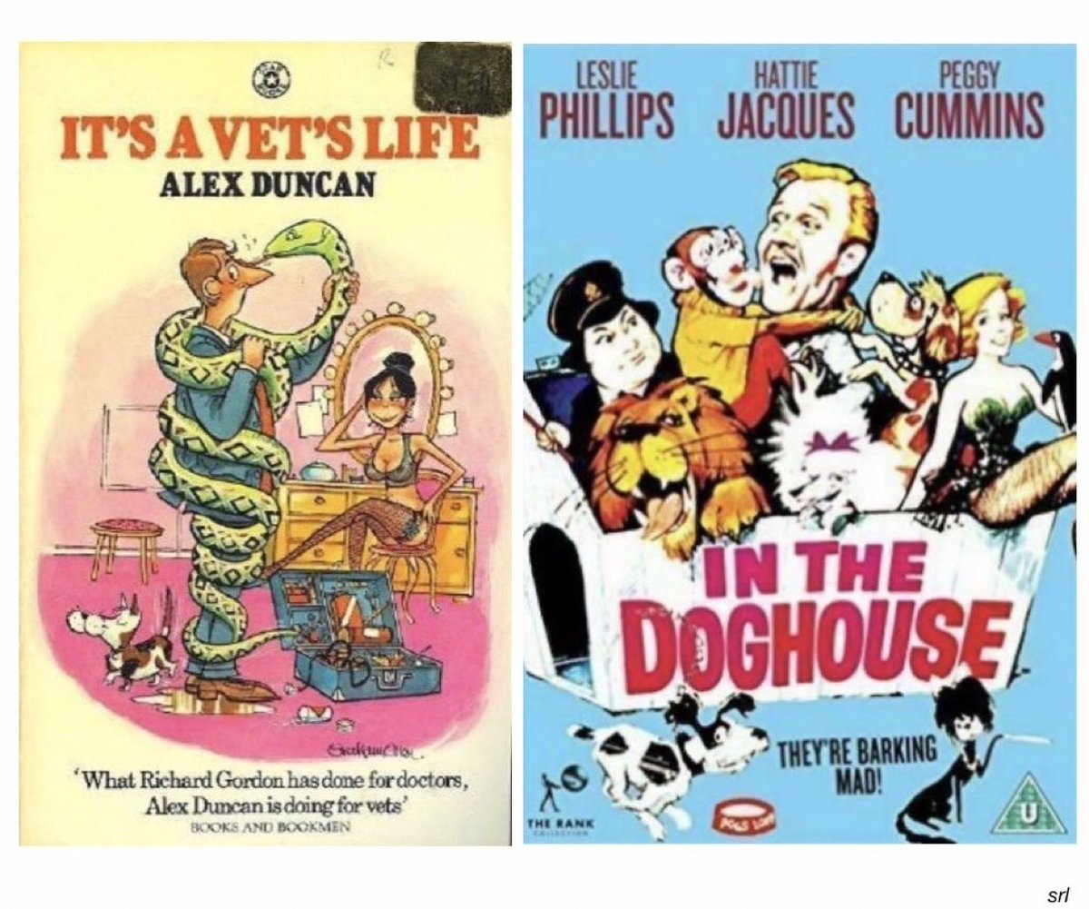 SaveRedlandLibr's tweet photo. 6:10pm TODAY on @TalkingPicsTV 

The 1961 #Comedy film🎥 “In The Doghouse” directed by #DarcyConyers from Michael Pertwee’s screenplay based on #AlexDuncan’s 1961 novel📖 “It's a Vet's Life”

🌟#LesliePhillips #PeggyCummins #HattieJacques #JamesBooth https://t.co/KFpKy7Jmme