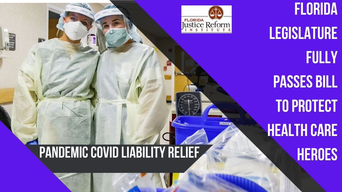 Thank you Rep. <a href="/ColleenLBurton/">Colleen Burton</a> Sen. <a href="/DannyBurgessFL/">Danny Burgess</a> and lawmakers for fully passing a bill extending #COVID liability protections for health care heroes. The bill now goes to <a href="/GovRonDeSantis/">Ron DeSantis</a> for his signature. #FlaPol