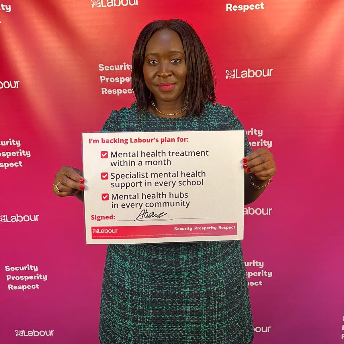 There is a crisis in our children's mental health. I am proud to support Labour’s plan to transform mental health services:

🔴 A counsellor in every school
🔴 Mental health hubs in every community
🔴 Mental health treatment within a month