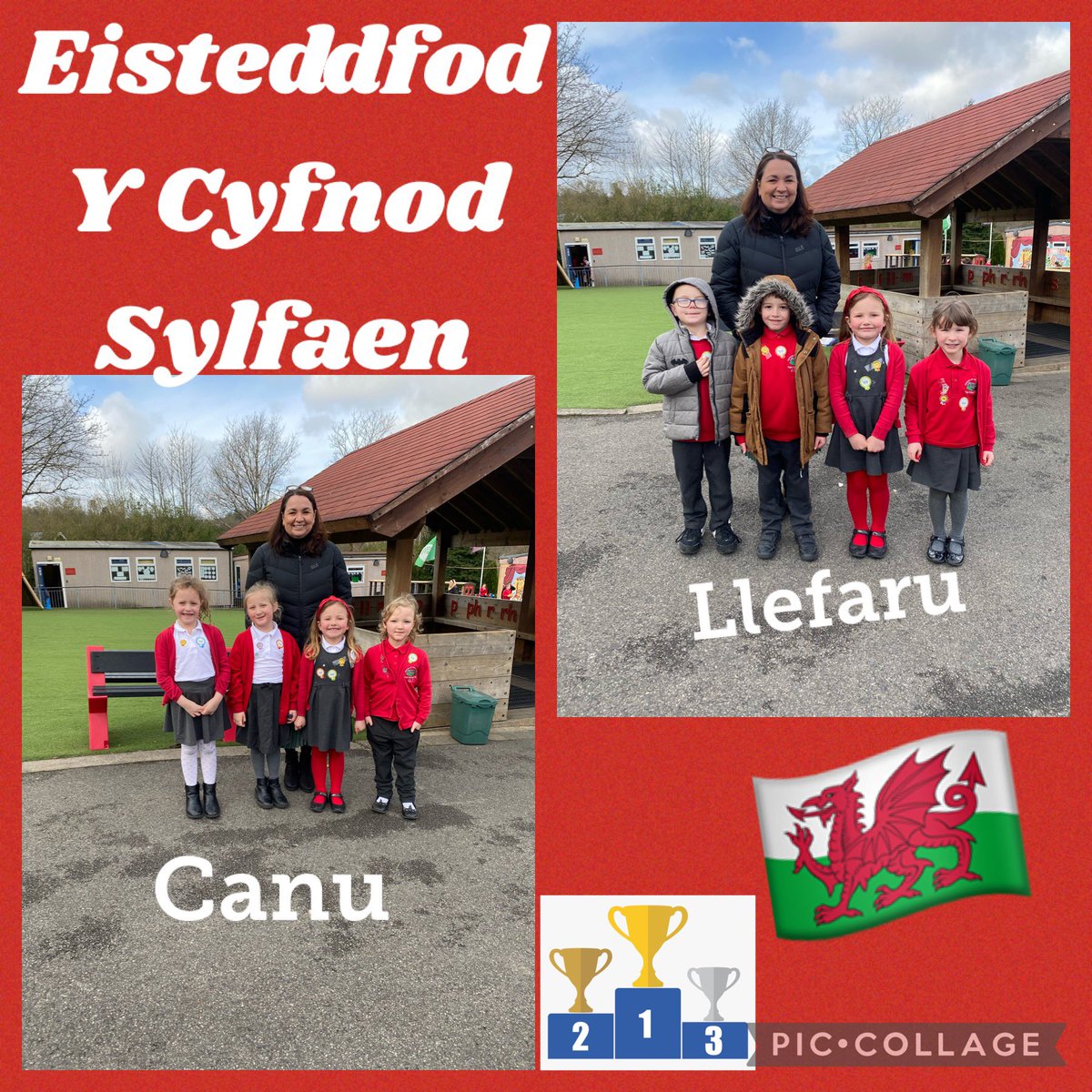 ygtrelyn's tweet photo. Llongyfarchiadau i blant buddugol y Cyfnod Sylfaen o’r Eisteddfod canu a llefaru 🏴󠁧󠁢󠁷󠁬󠁳󠁿 @EAS_Cymraeg https://t.co/tSa6bifiYj