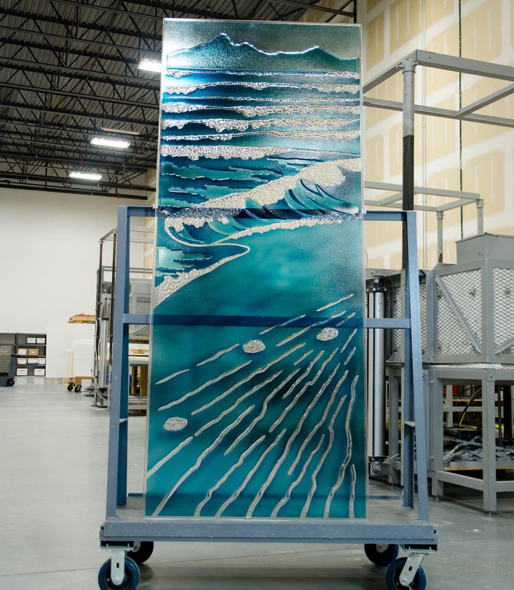 Custom Water Theme - Private Client 

#nathanallanglass  #glass #countertops #interiordesign #architecture
#glasstops #castglass #archilover  #design #glassdesign #glassart #glassarchitecture #glasstoptable #resortdesign #hospitality #coloredglass #interiordesign #glasstop