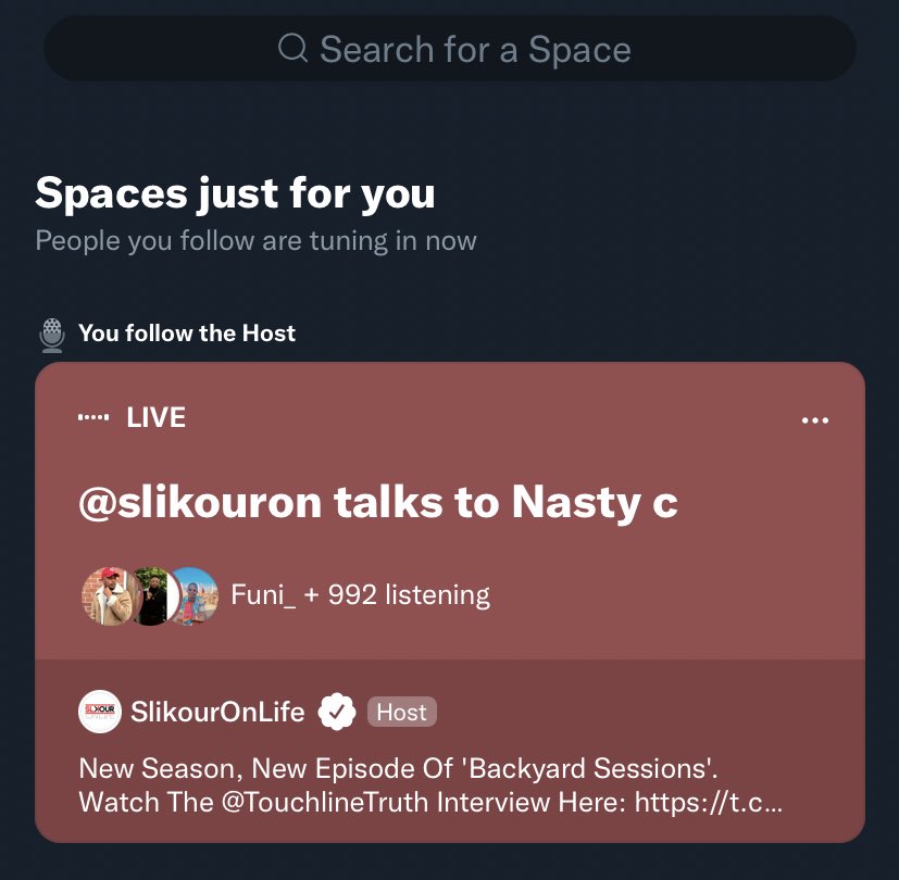 slikouron's tweet image. 1000 people on the space. Shoutout everyone. Tweet #Stalling ❤️‍🩹