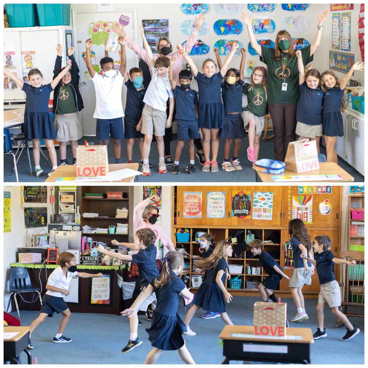 UnityDelray's tweet image. We are so proud of our 2nd graders! They collected over 400 food donations in January for the Caring Kitchen Program. We celebrated with the ice cream fairy and a dance party! 

#caringkitchen #crosministries #yourdonationmatters #elementary #studentlife #unityschool