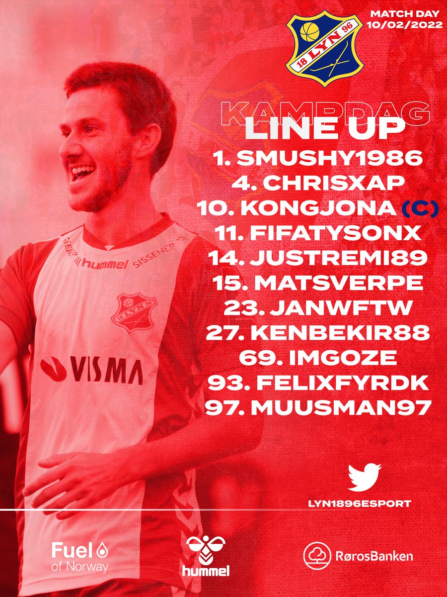 3 nye kamper i kveld. Gutta er klare!
<a href="/UniqueNorway/">Unique Norway</a> er motstander i <a href="/ARCTICACL/">Arctic League</a>, mens vi møter Team Konter og No Reset i <a href="/OfficialVPG/">Virtual Pro Gaming</a> L1N!