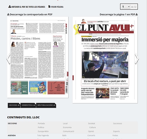bplleida's tweet photo. Des dels ordinadors de l’àrea d’#hemeroteca pots consultar l'edició digital del dia i de dies anteriors del @elpuntavui.
#premsadigital #diarisdigitals @bibliotequescat @bibliotequeslle https://t.co/cNwPaXhsoq
