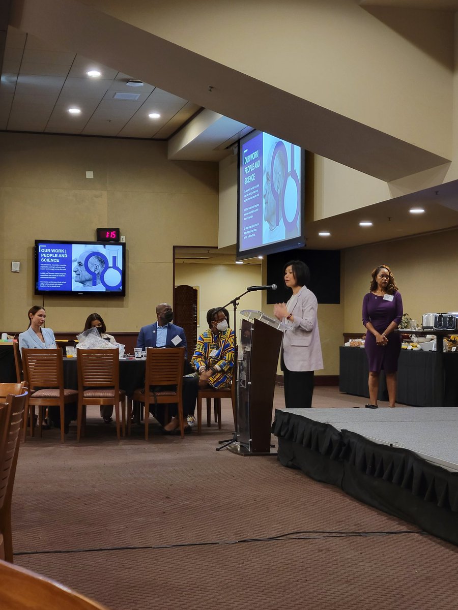 Shout out to two power house speakers I have had the privilege to work with. Tia Delany and Edie Yau from the <a href="/alzassociation/">Alzheimer's Association</a>. Rockstars in the pursuit of brain health in ALL of our communities #BMBH2022 #BlackMensBrainHealth
