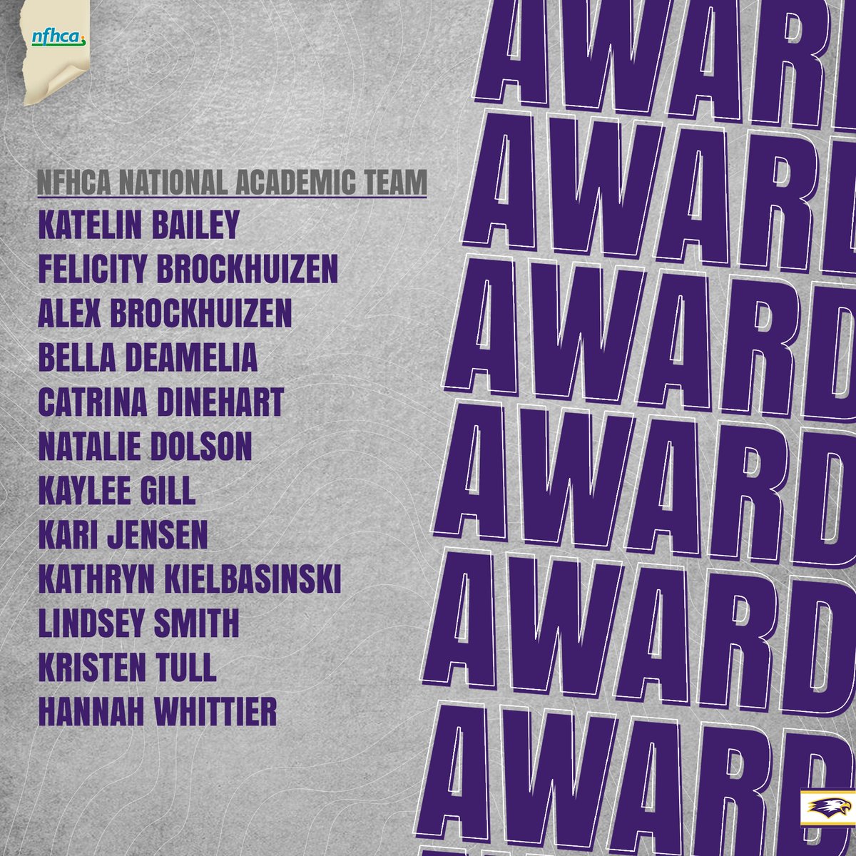 Elmira College Athletics (@ecsoaringeagles) on Twitter photo Field Hockey Places 12 on the NFHCA National Academic Squad <a href="/ElmiraFHKY/">Elmira College Field Hockey</a>
π°: bit.ly/3uH3LR4
#FightOn4EC #HailElmira #ElmiraProud Field Hockey Places 12 on the NFHCA National Academic Squad <a href="/ElmiraFHKY/">Elmira College Field Hockey</a>
π°: bit.ly/3uH3LR4
#FightOn4EC #HailElmira #ElmiraProud