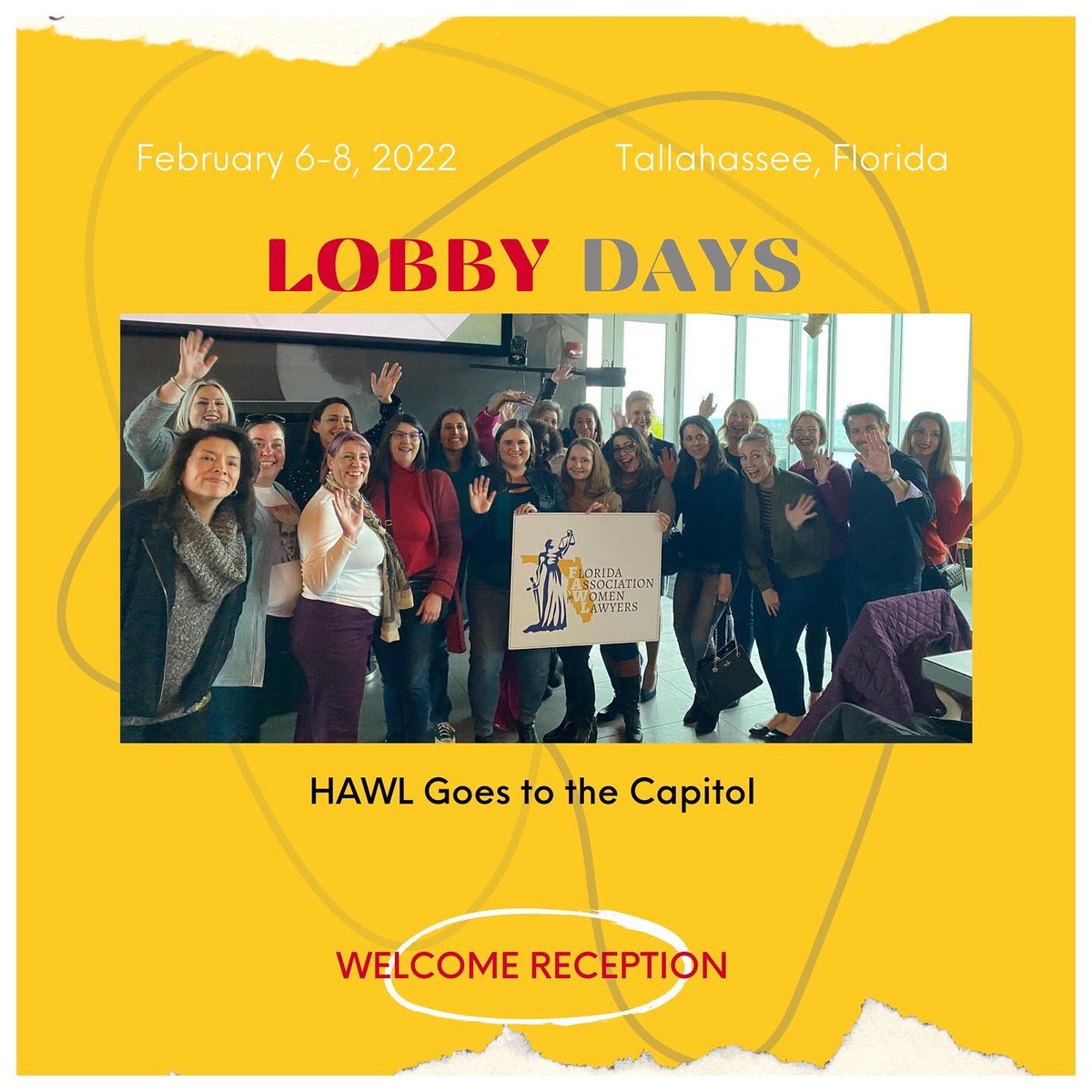 HAWLTampaBay's tweet photo. Big shout out to Jen Feld for representing us during #LobbyDays at the #Florida Capitol! #HAWL Members who attended were able to speak to lawmakers on issues important to them (like Lactation Spaces!), as well as mingle with other Members of @FAWL_FAWL from throughout the state. https://t.co/bMeas8XiXZ