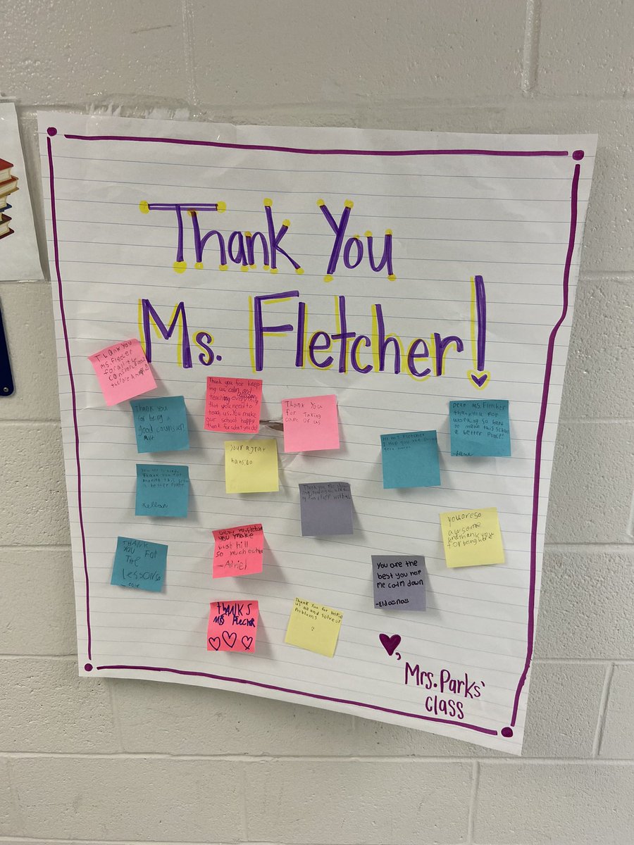 CounselorMadden's tweet photo. Thank you @MBParks_ ‘s for these sweet notes!! You made my day today! #NSCW22 https://t.co/2ve5m7tR5m