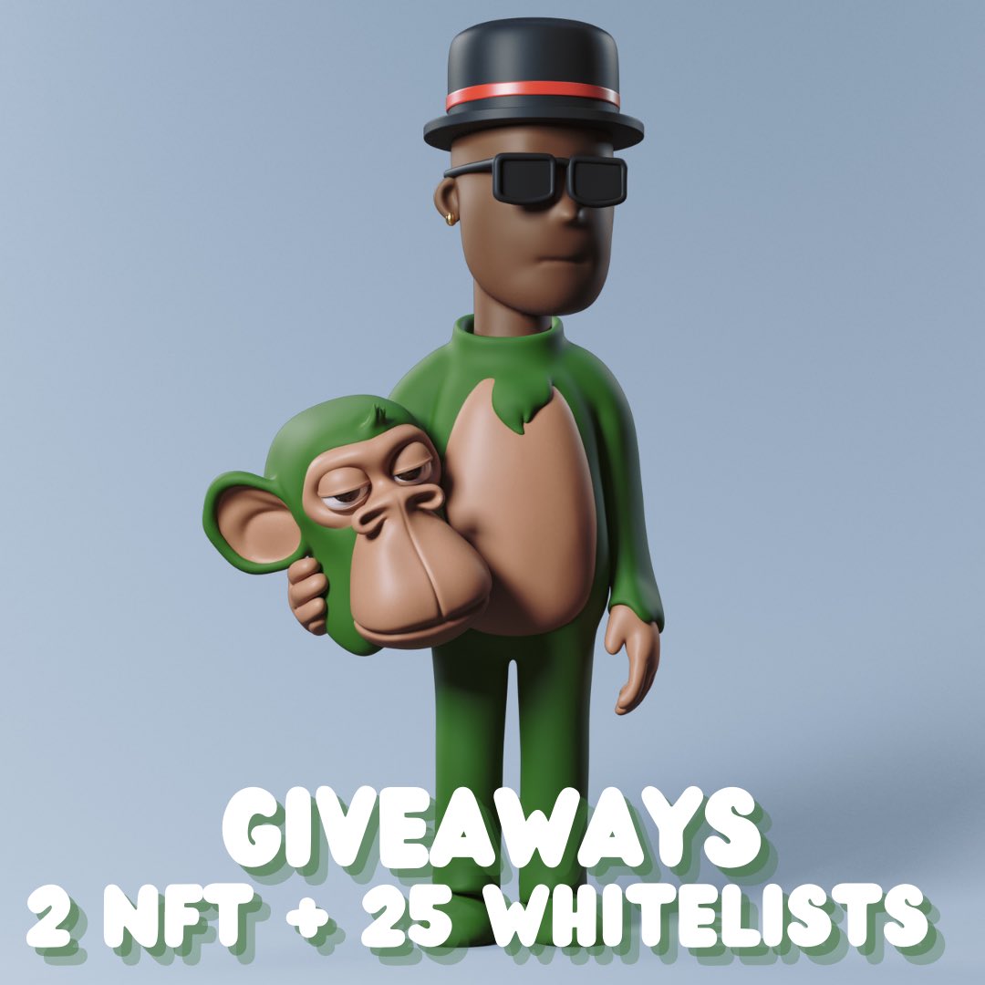 BoredPunksNFT (@boredpunksnft) on Twitter photo Bored Punks NFT Giveaway!
We’re giving away 25 WHITELIST + 2 NFT!
To enter:
1️⃣ Like and Retweet
2️⃣ Follow <a href="/boredpunksnft/">BoredPunksNFT</a>
3️⃣ Join our Discord (link in bio)
4️⃣ Tag 3 friends on this post
Result in 48 hours!
Good luck everyone!
#NFTs #NFTGiveaway #NFTCommunity Bored Punks NFT Giveaway!
We’re giving away 25 WHITELIST + 2 NFT!
To enter:
1️⃣ Like and Retweet
2️⃣ Follow <a href="/boredpunksnft/">BoredPunksNFT</a>
3️⃣ Join our Discord (link in bio)
4️⃣ Tag 3 friends on this post
Result in 48 hours!
Good luck everyone!
#NFTs #NFTGiveaway #NFTCommunity