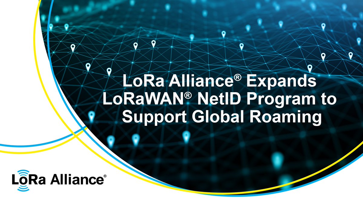 We are happy to announce the first Type 7 #LoRaWAN NetID allocation within our newly expanded NetID program! This program better enables global roaming LoRaWAN deployments. Read more about the expanded NetID Program here: hubs.li/Q0137Z9F0