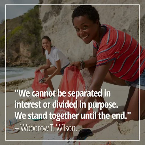 There is strength in unity and collective consciousness! The best results are achieved when there is teamwork and collaboration. 

Get involved with a beach or community cleanup in your local area! 🙏