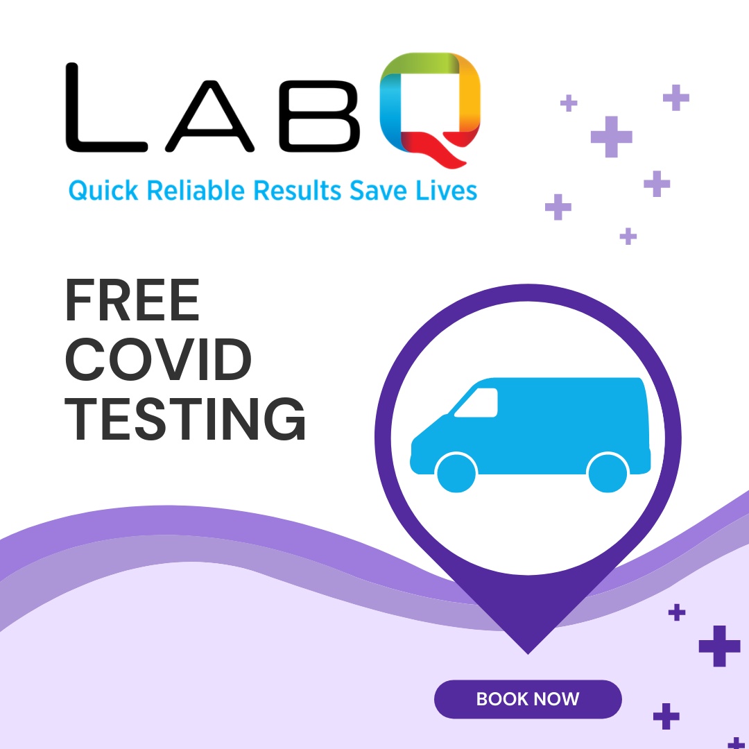 labfinderusa's tweet photo. Get a free COVID test at one of the LabQ mobile hubs conveniently located around NYC. You can easily book your appointments at a specific location through LabFinder &amp; receive results straight to your #LabFinder patient portal. https://t.co/VjqSFU2jqy #gettested #covidtesting https://t.co/M69i7udlaT