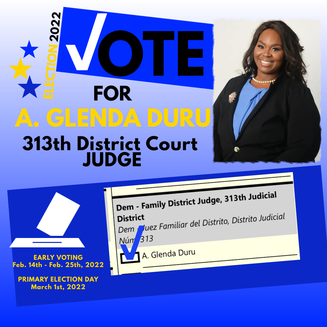 We are a few days away from early voting!  Have you reviewed your sample ballot? It's available now at harrisvotes.com.  #duru4judge #durufor313th  #harriscountydemocraticparty #harriscountydemocraticwomen #youngdemocrats #ourvotematters #blackwomenvote #harrisvotes