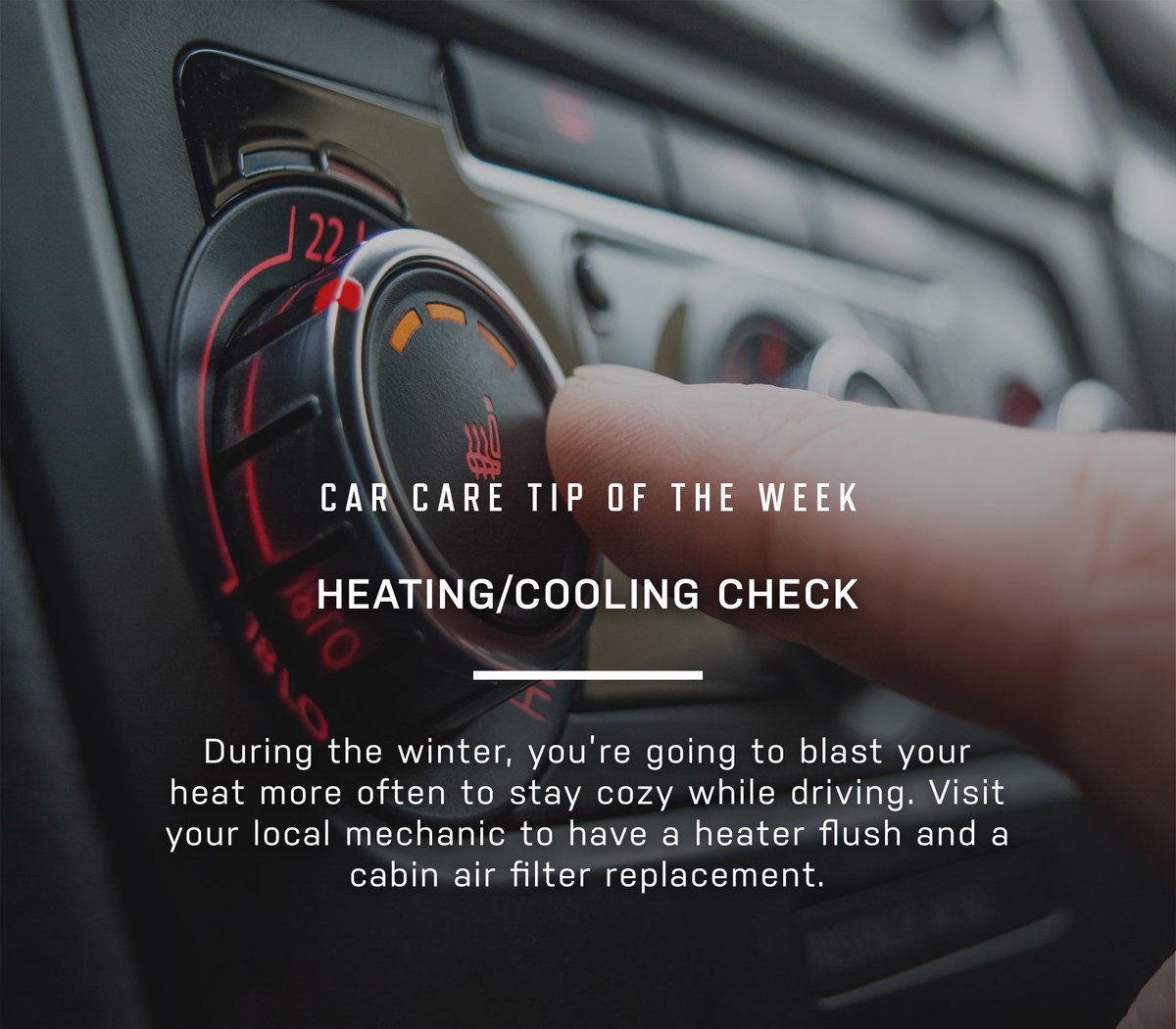 GAP_AutoParts's tweet photo. Good Afternoon GAP Nation, You’ll be using your vehicle’s heater often throughout the season, be sure it is in tip top shape by visiting your local mechanic.

#GAPNation #TipOfTheWeek #CarMaintenance #WeeklyCarTips #CarTipsAndTricks #CarCareTipOfTheWeek https://t.co/6MnlN3Jmyl