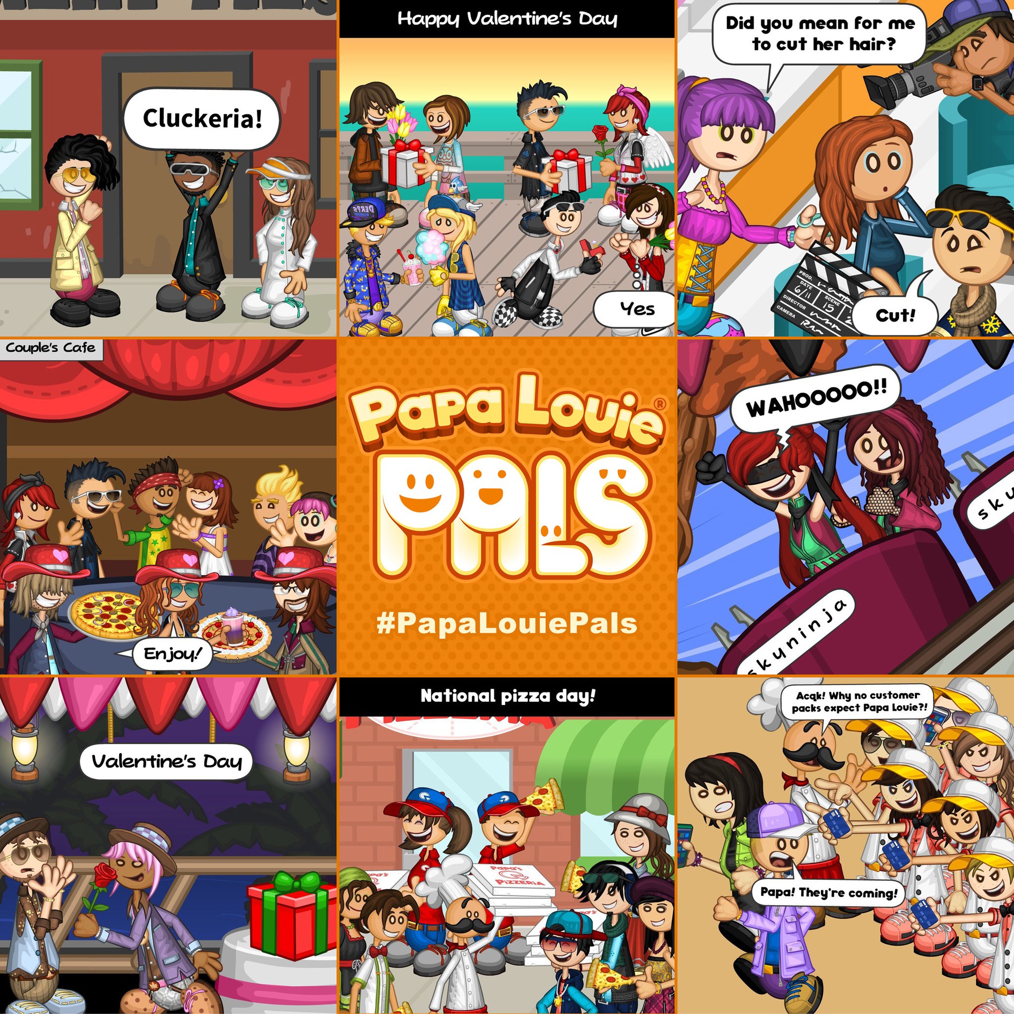 Flipline Studios on X: Papa Louie Pals: Fan Scenes!