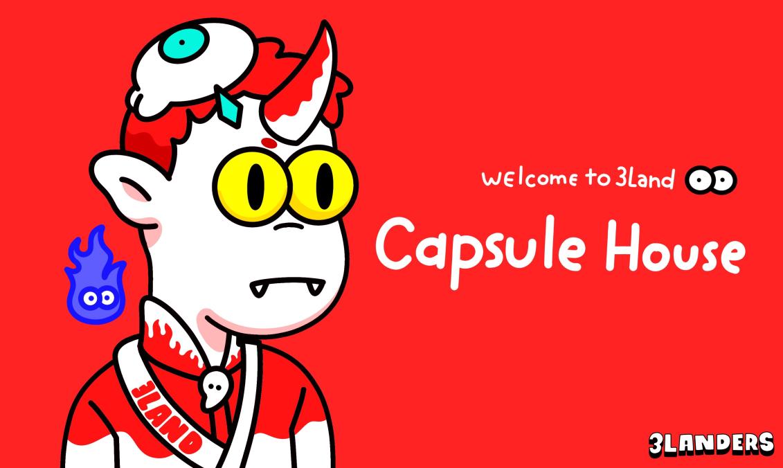 3LandersNFT's tweet photo. Let's give a warm welcome to our next community friendship, @capsule_house!! We love their art-focused project and community, and we're so excited to welcome them into 3Land!! #WeAreTheDreamers https://t.co/xLE4SlK1au