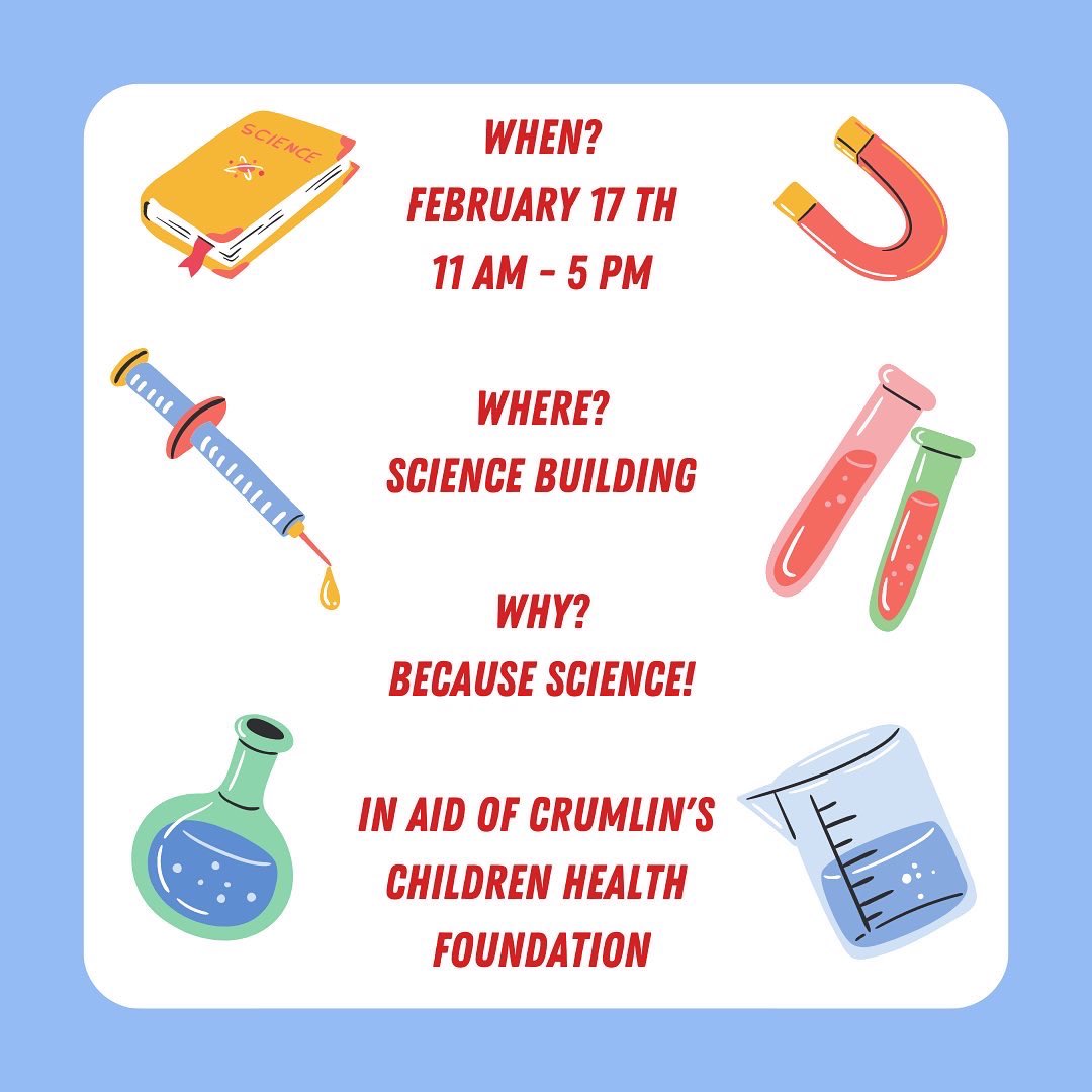 Science Day just around the corner. Thursday the 17th. Be there or be square! #scienceday2022