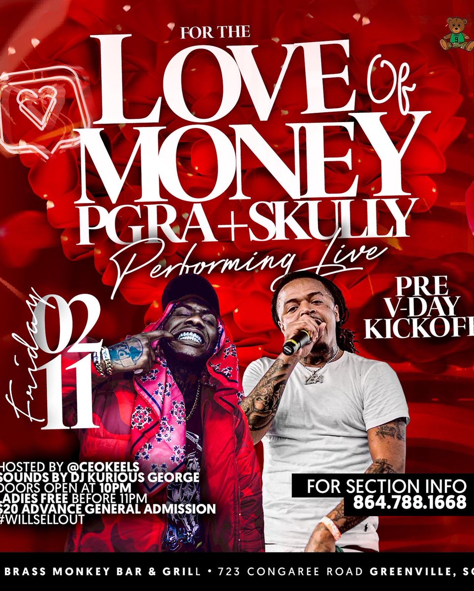 RondoPromoLLC's tweet image. TOMORROW NIGHT. 

BRASS MONKEY BAR &amp;amp; GRILL 

#SectionsSoldOut

#GreenvilleSC